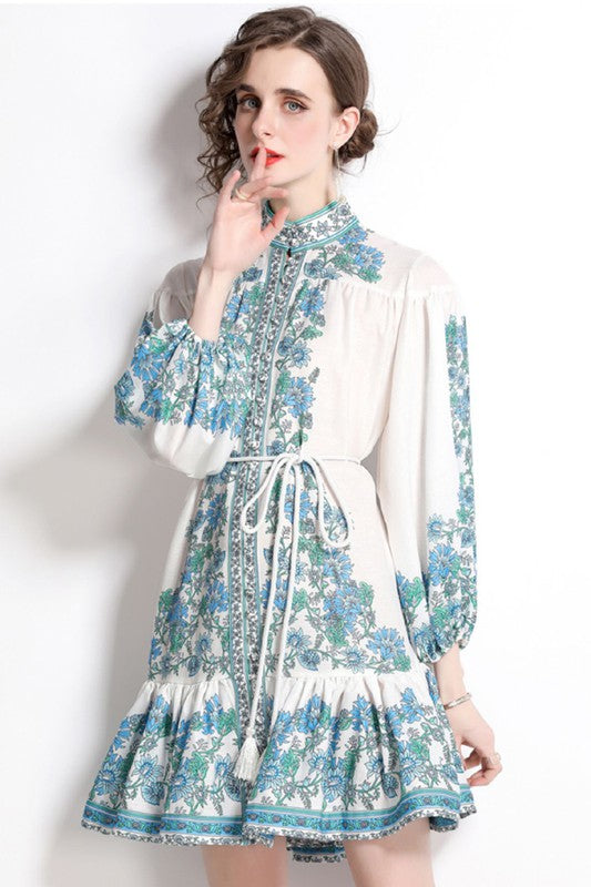 Floral Smock Dress