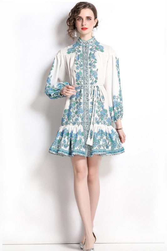 Floral Smock Dress