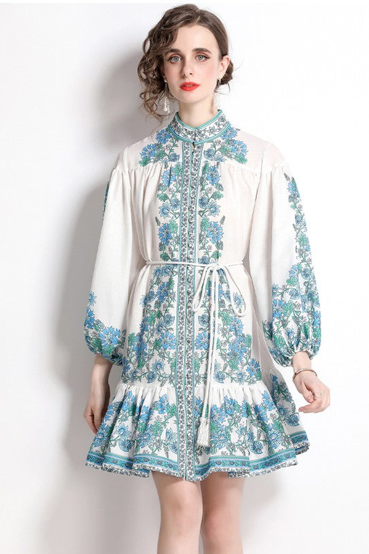 Floral Smock Dress