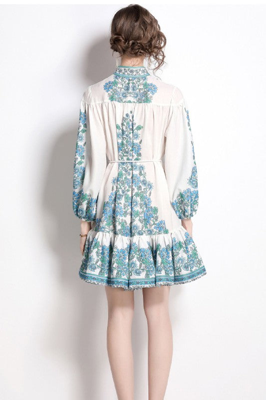 Floral Smock Dress