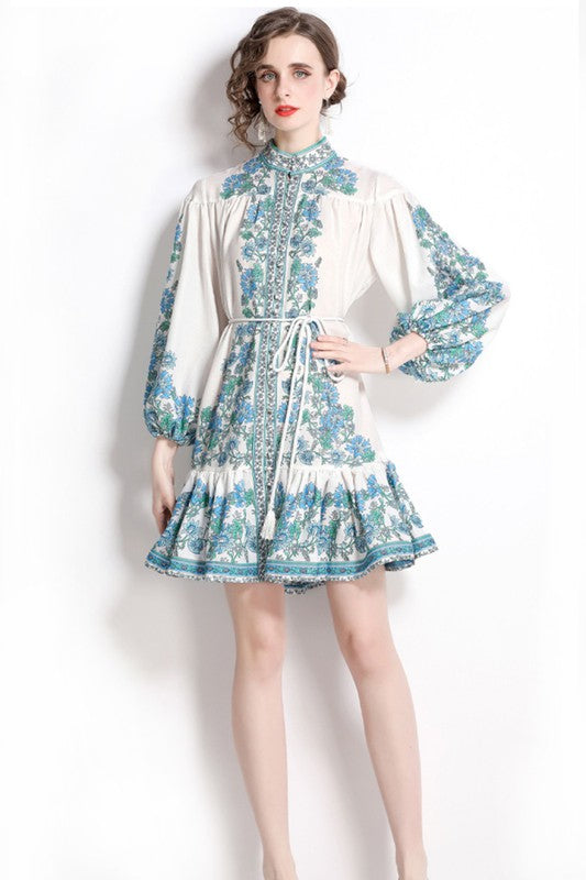 Floral Smock Dress