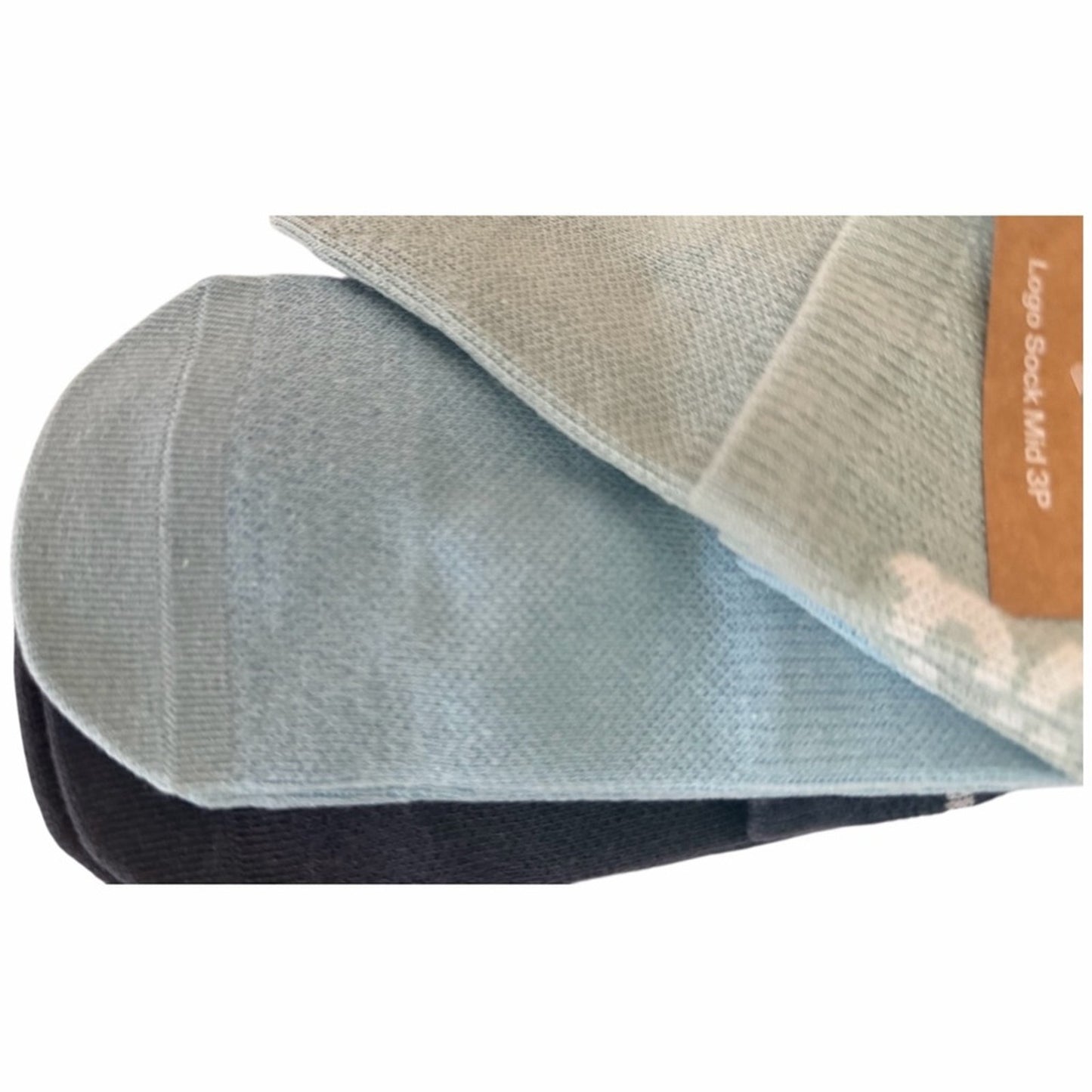 On Running Women’s Logo Sock Mid 3 Pack Sage - Aqua & Slate Size M 9–11.5 NWT