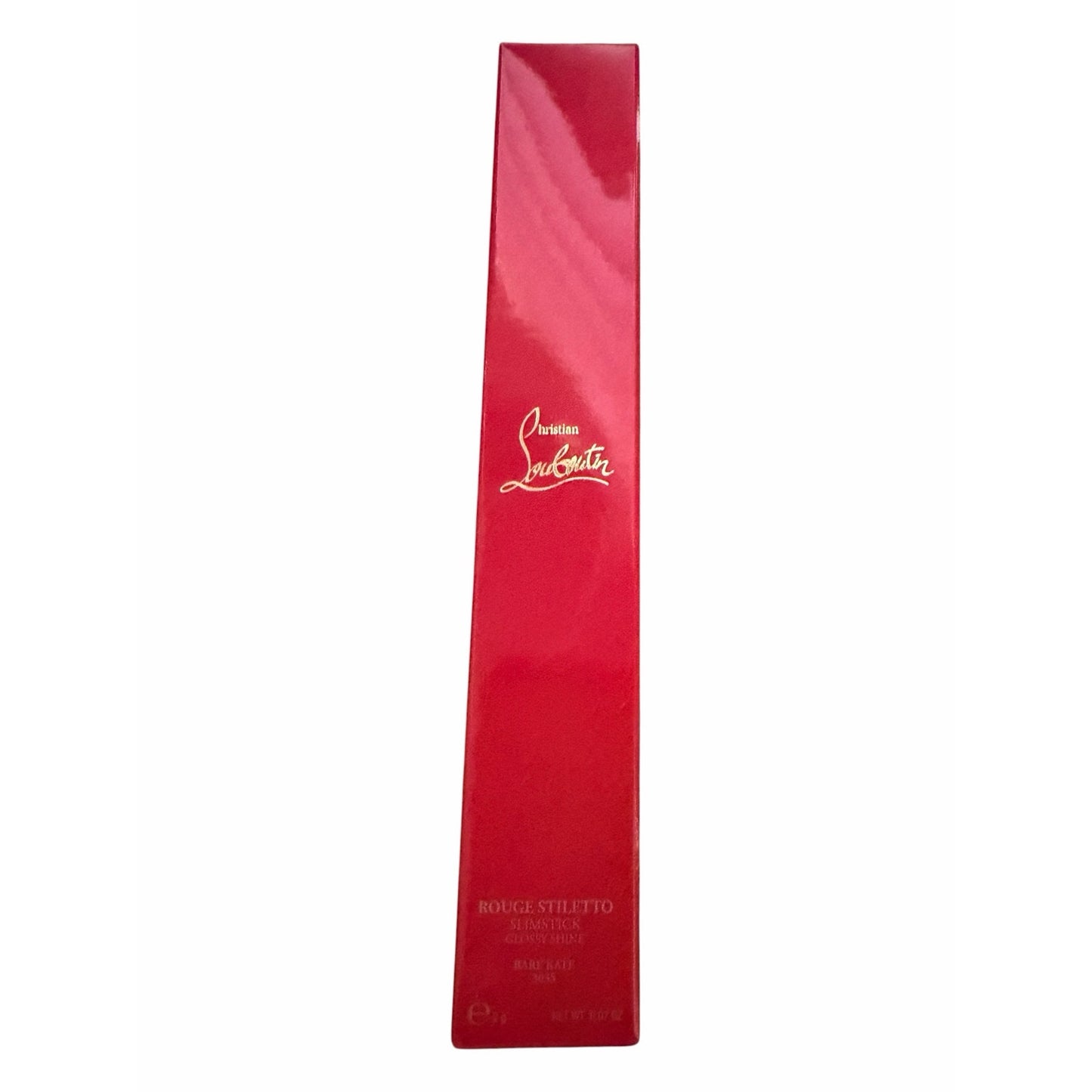 Christian Louboutin Rouge Stiletto Glossy Shine Lipstick Bare Kate 303S NIB