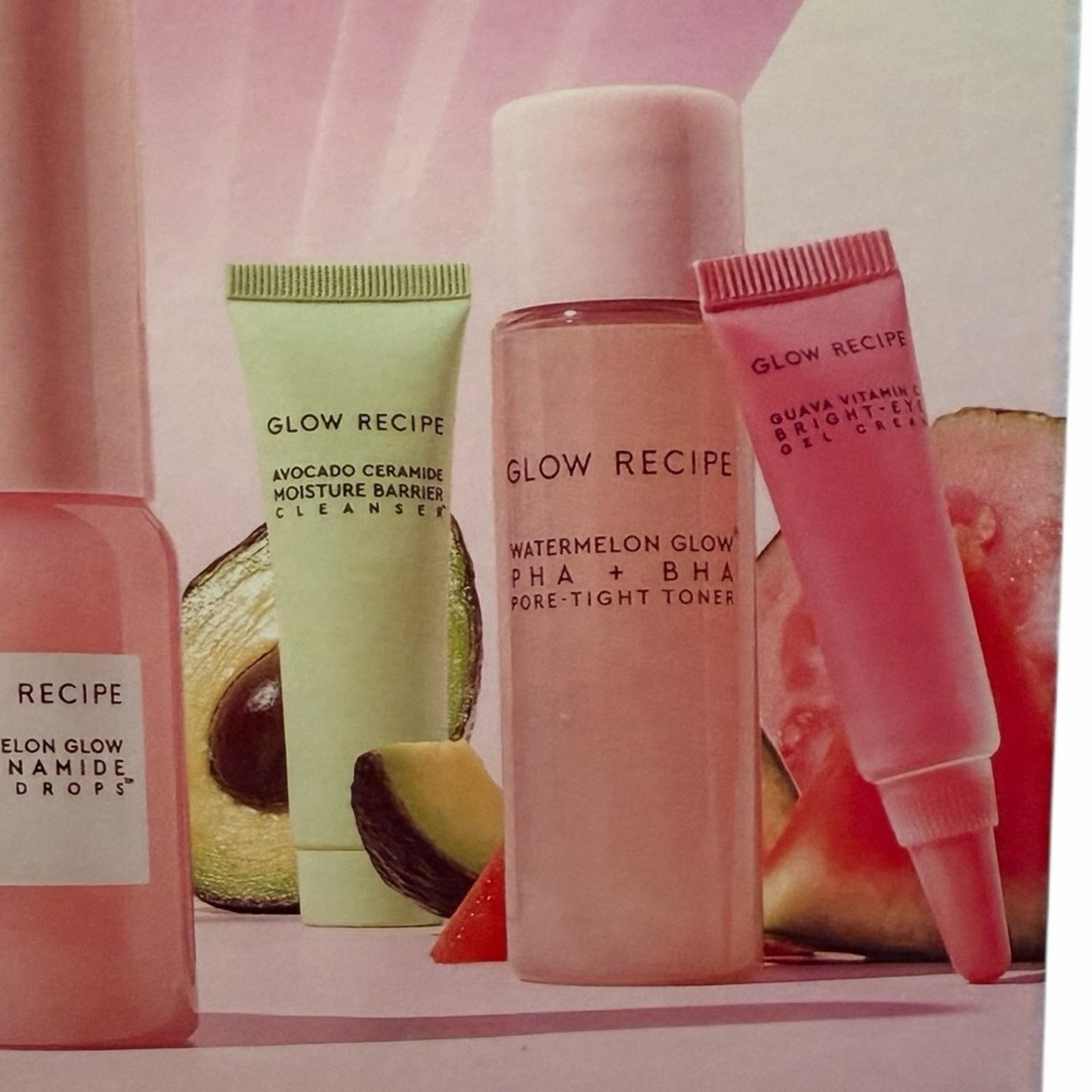 Glow Recipe Fruit Babies Glow & Soothe Set NIB Mini Skincare Kit on