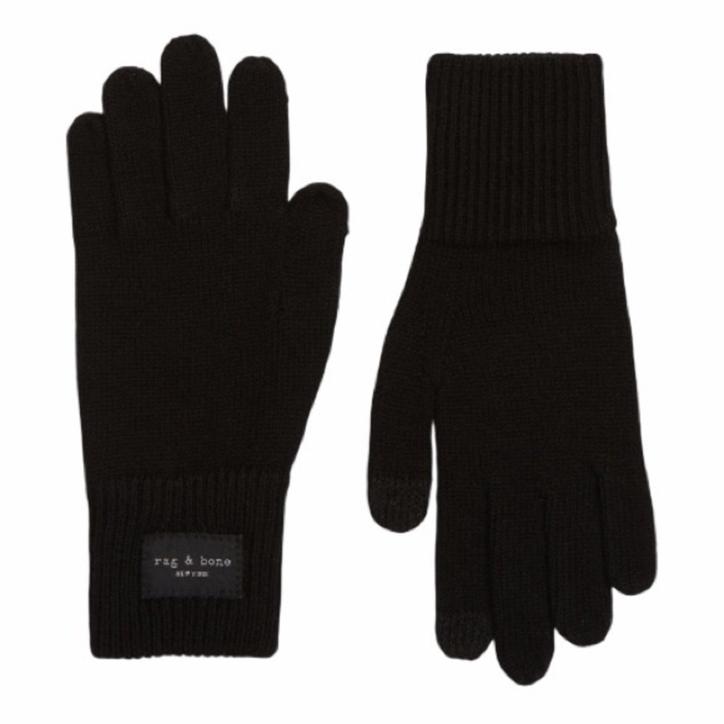 Rag & Bone Women’s “Addison” Black Gloves W/Touch Screen Finger Tips NWT Sealed