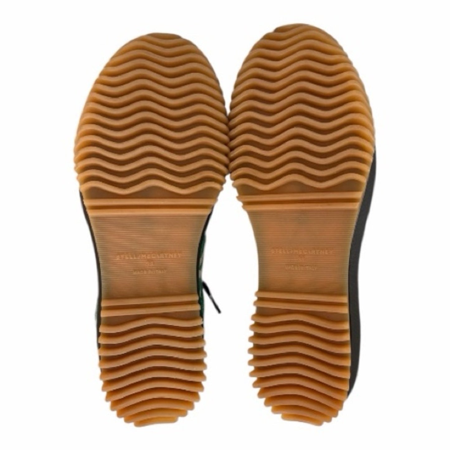 Stella McCartney S-Wave Sport Kneet Mesh Sneakers Fern Green 38 NIB