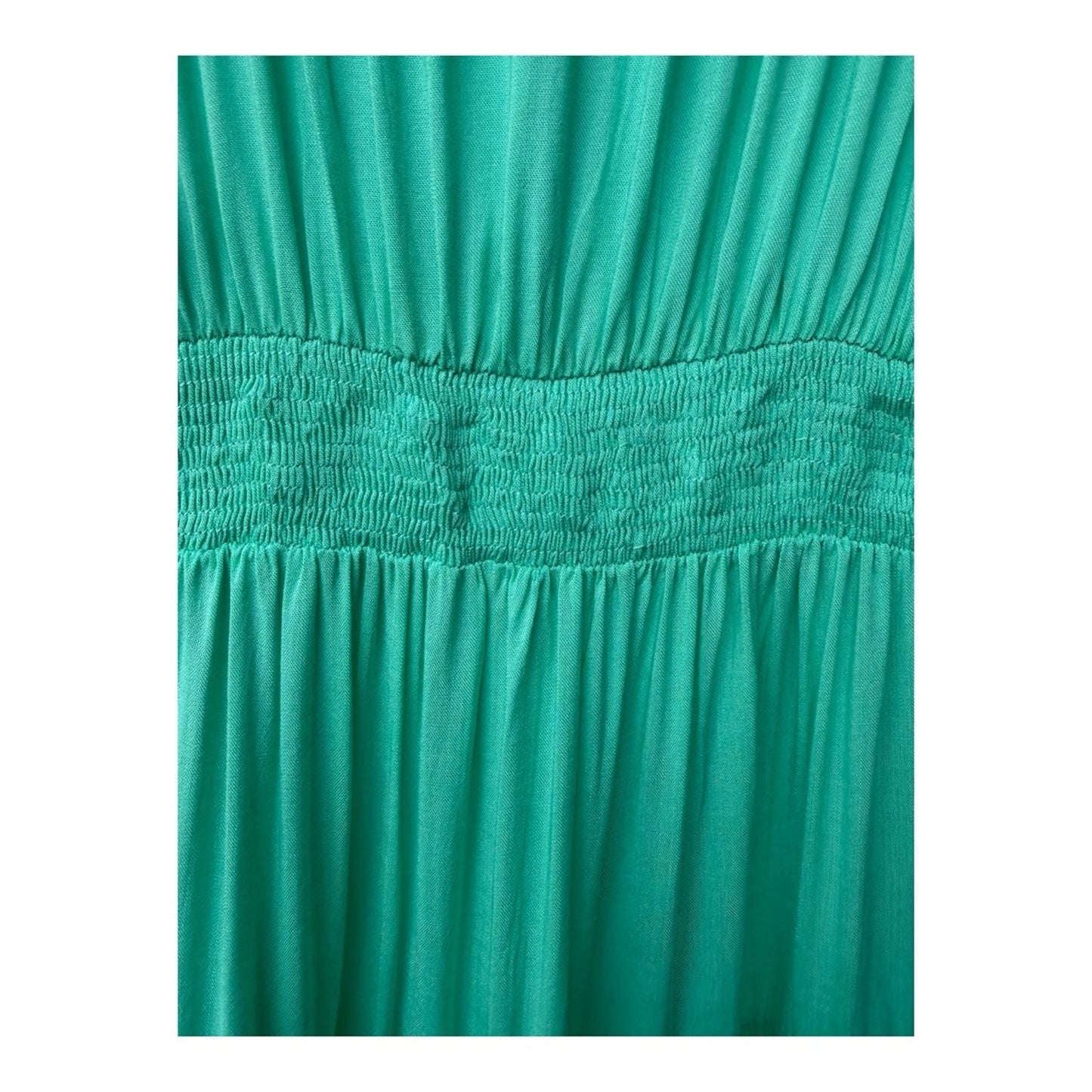 Poupette St Barth Genny Mini Dress Mint Green Ruffle Resort & FeminineNWT Size L