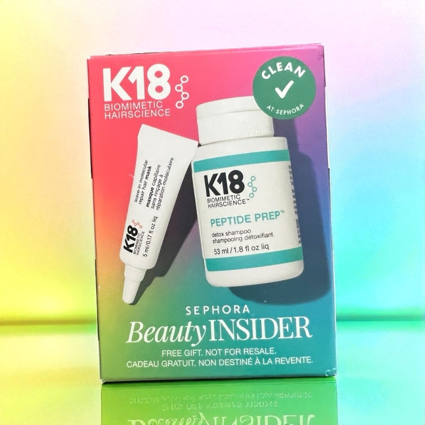K18 Peptide Prep Detox Shampoo and Leave-In Treatment Set VIB Beauty Insider