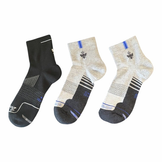 3 Pair Bombas Hex Tec Merino Performance Crew Socks – Size Large  – NWOT