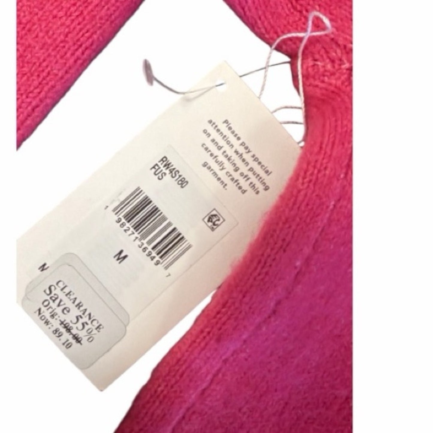 Splendid Zeena Zip-Up Cardigan — Pink — Size M — NWT