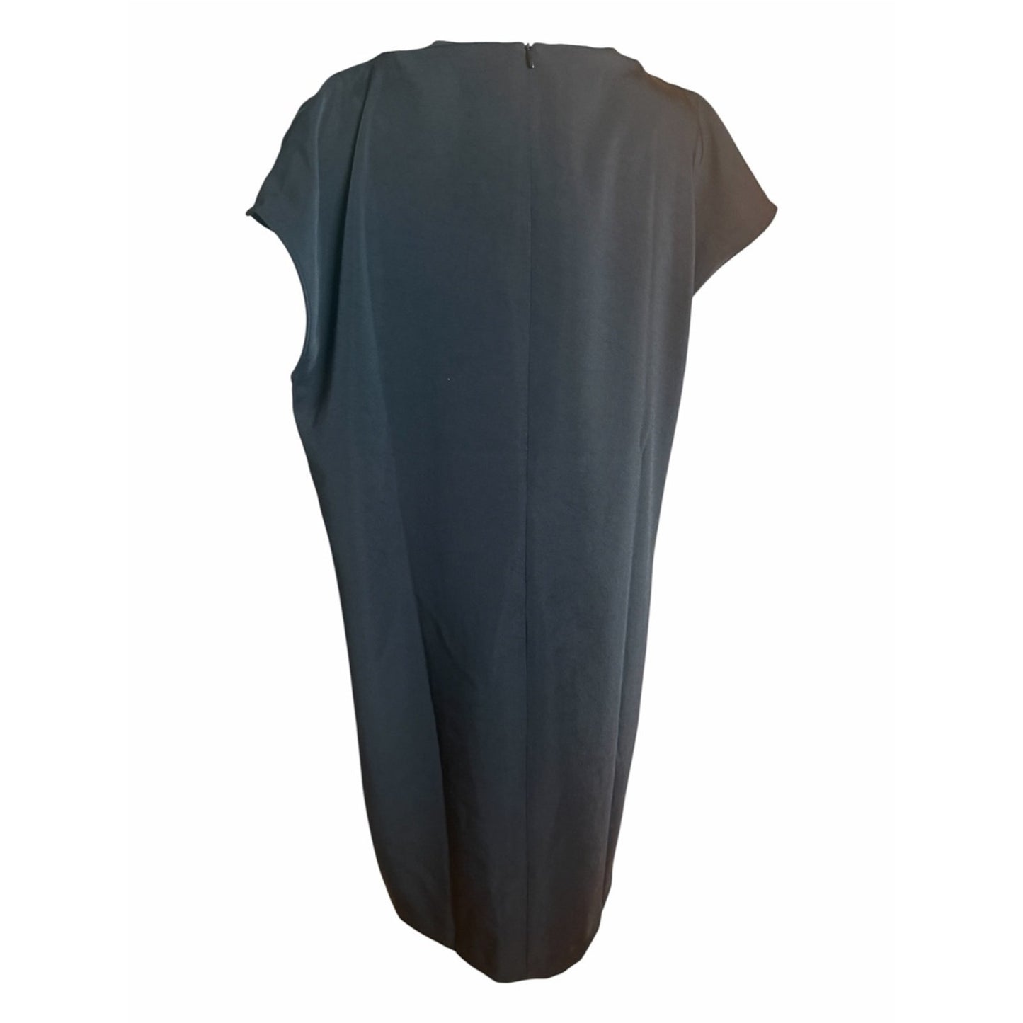 OF MERCER Black Belted Sheath Dress 1X NWT Made in New York