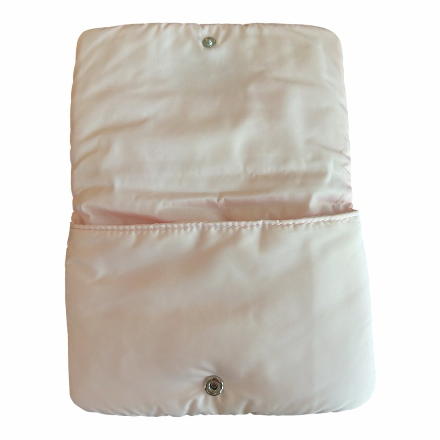 Christian Dior Pink Puffer Cosmetic Clutch W/ Coquette Vibe-CD Logo -New w Box