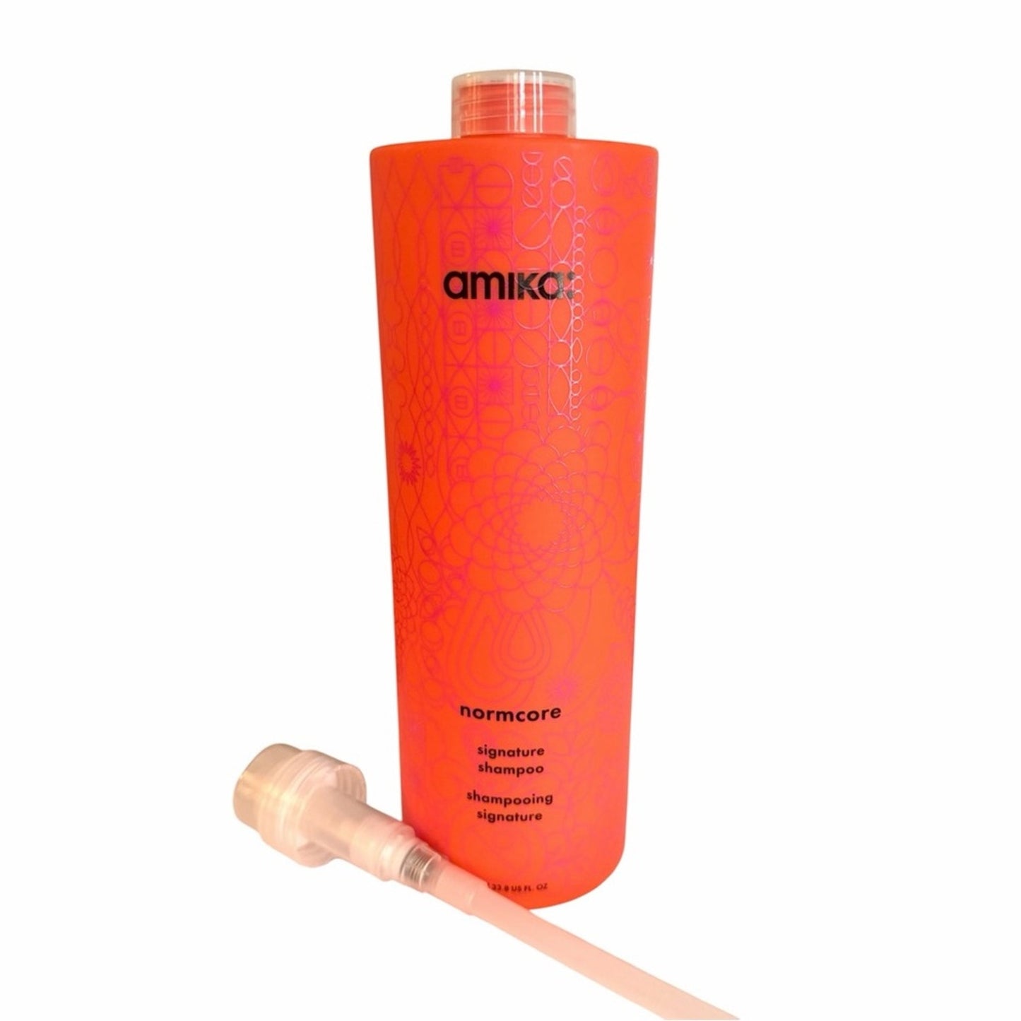 Amika Normcore Signature Shampoo Salon Size w/ pump+ Kure Repair Conditioner New