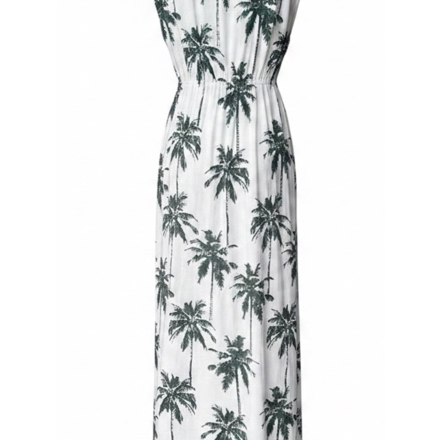 Tiare Hawaii NWT Palm Print Maxi Dress S/M/L- Resort Vacation