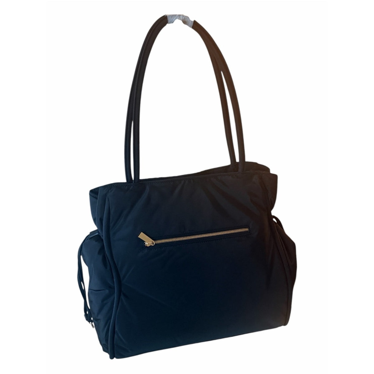 NEW Large Black Nylon Puffer Tote Bag - On 34th- Work Gym Travel