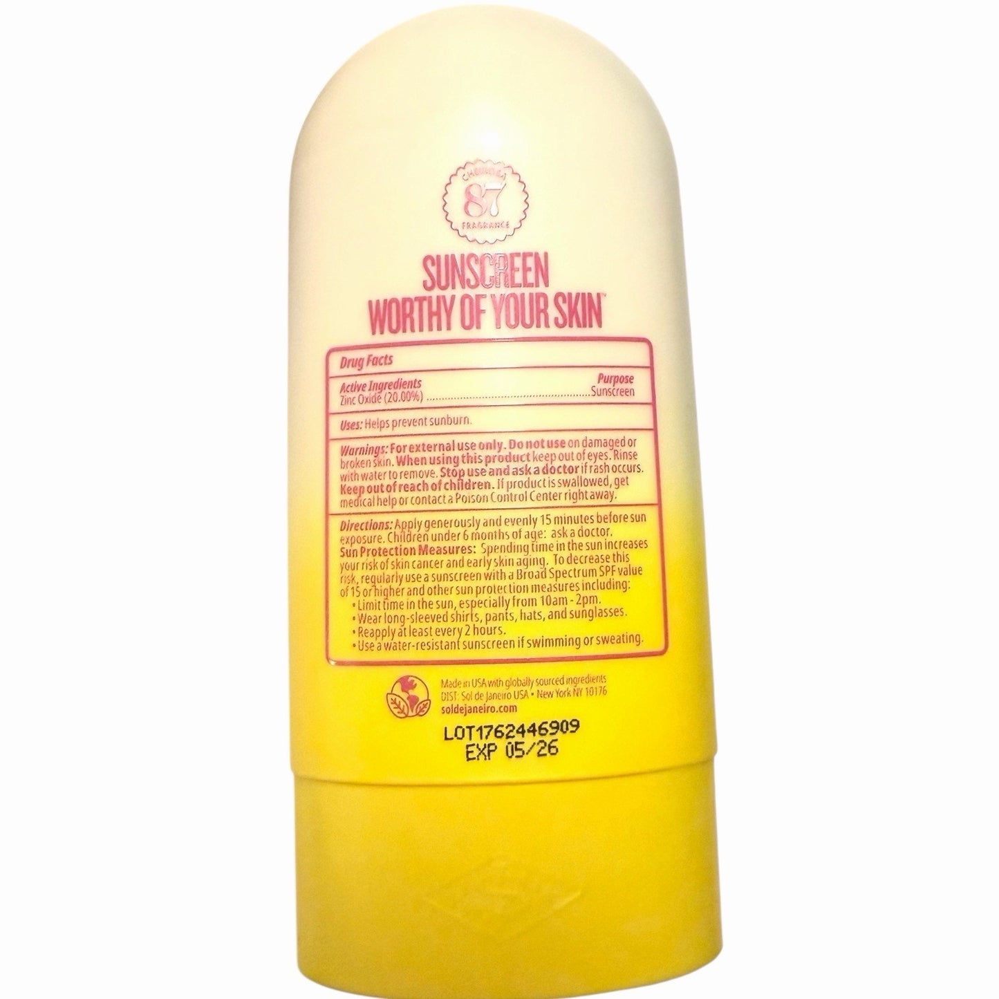 Sol de Janeiro Rio Radiance Body Lotion SPF 50 6.7 fl Oz, Cheirosa 87 Fragrance