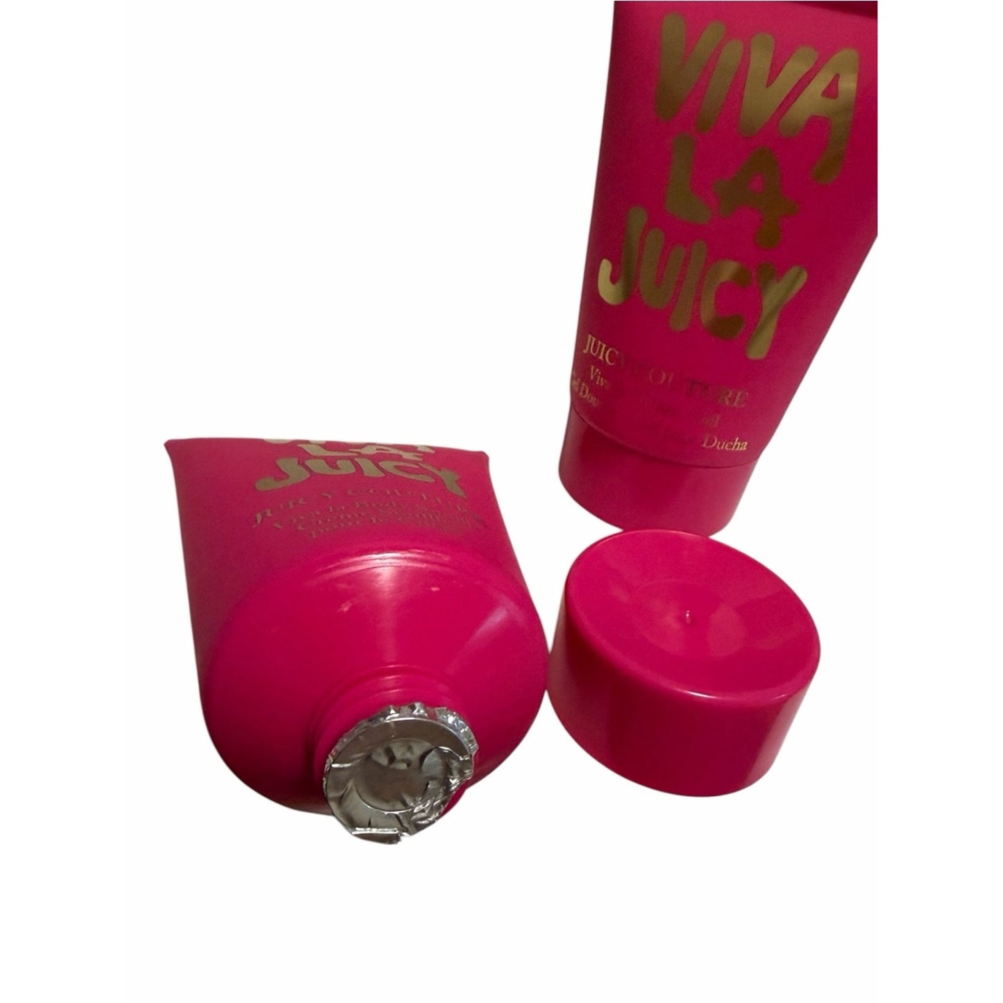 Juicy Couture Viva La Juicy Shower Gel & Body Soufflé Set 4.2 oz Each Sealed