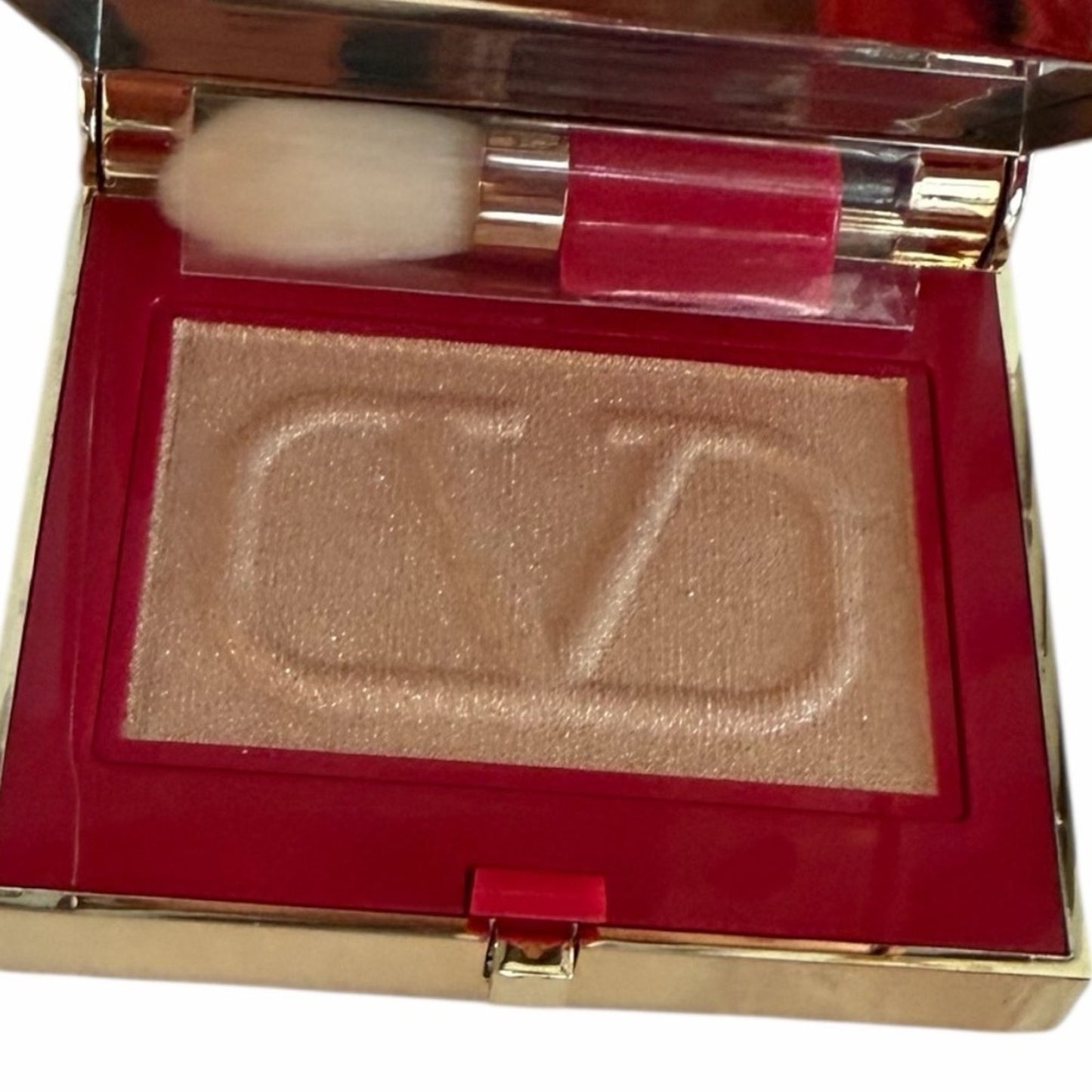 Valentino Gold Compact With Highlighter Put A Spike In It - Eyes To Cheek NIB