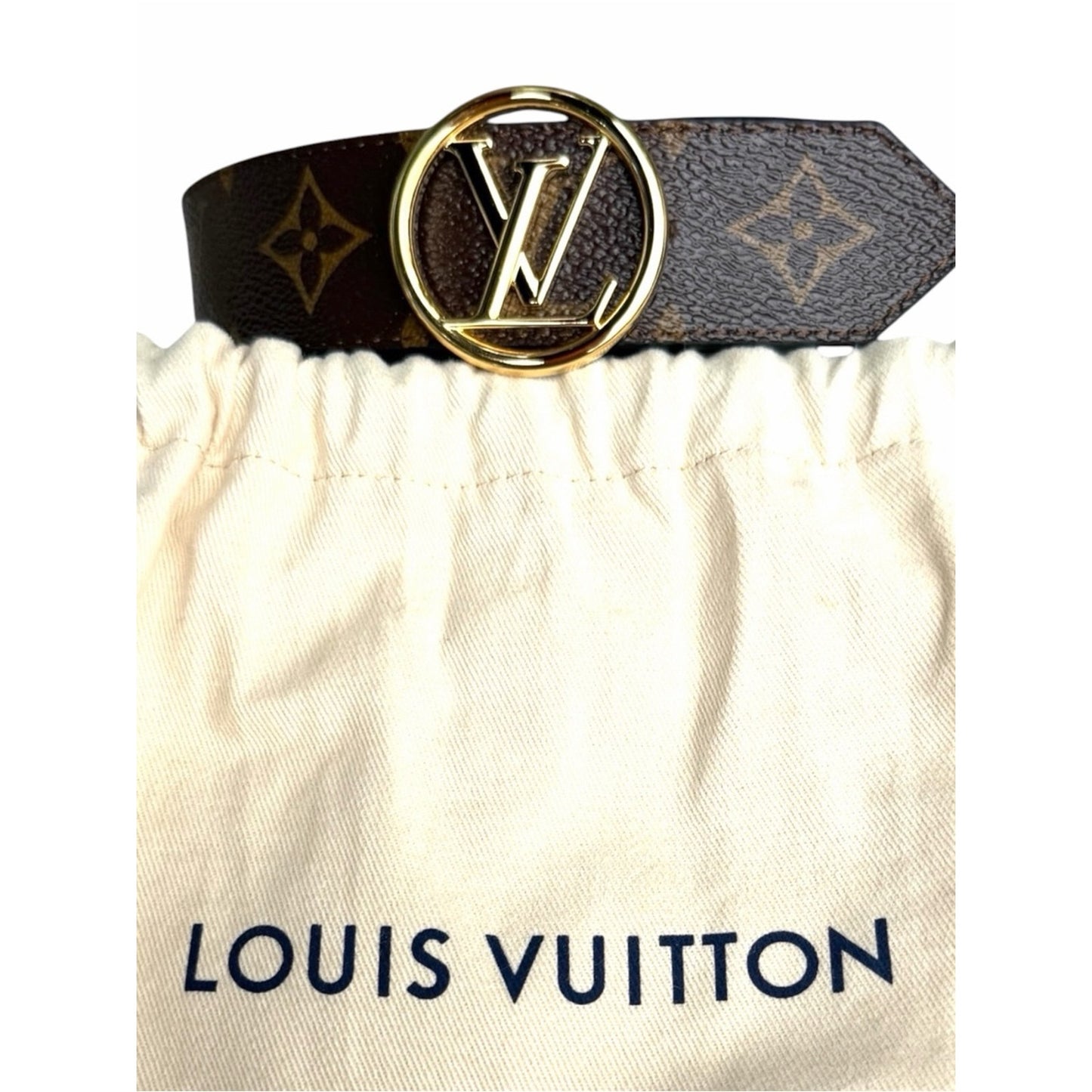 Unisex Louis Vuitton LV Circle Reversible Unisex Belt 35mm Size 90/36 NEW