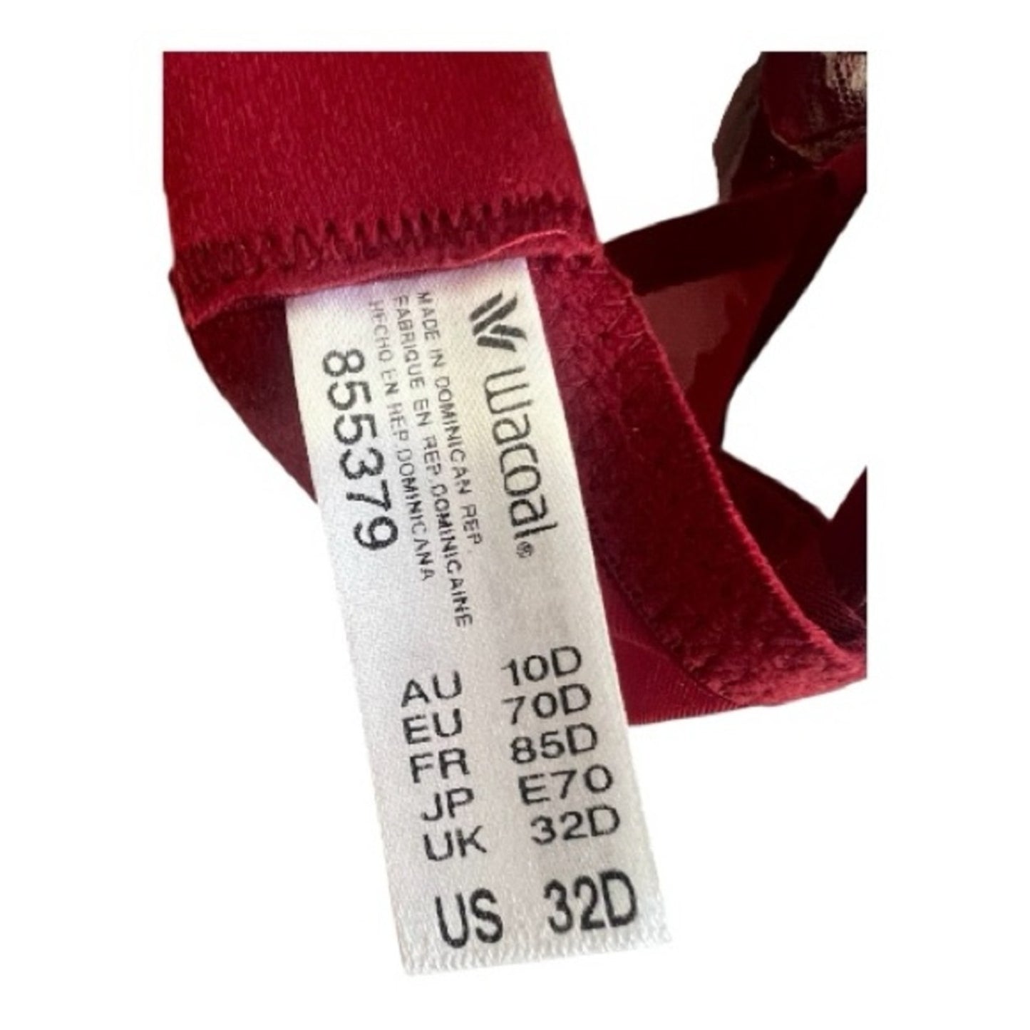 Warcoal Elegant Red Lace Underwire Bra 32D NWT