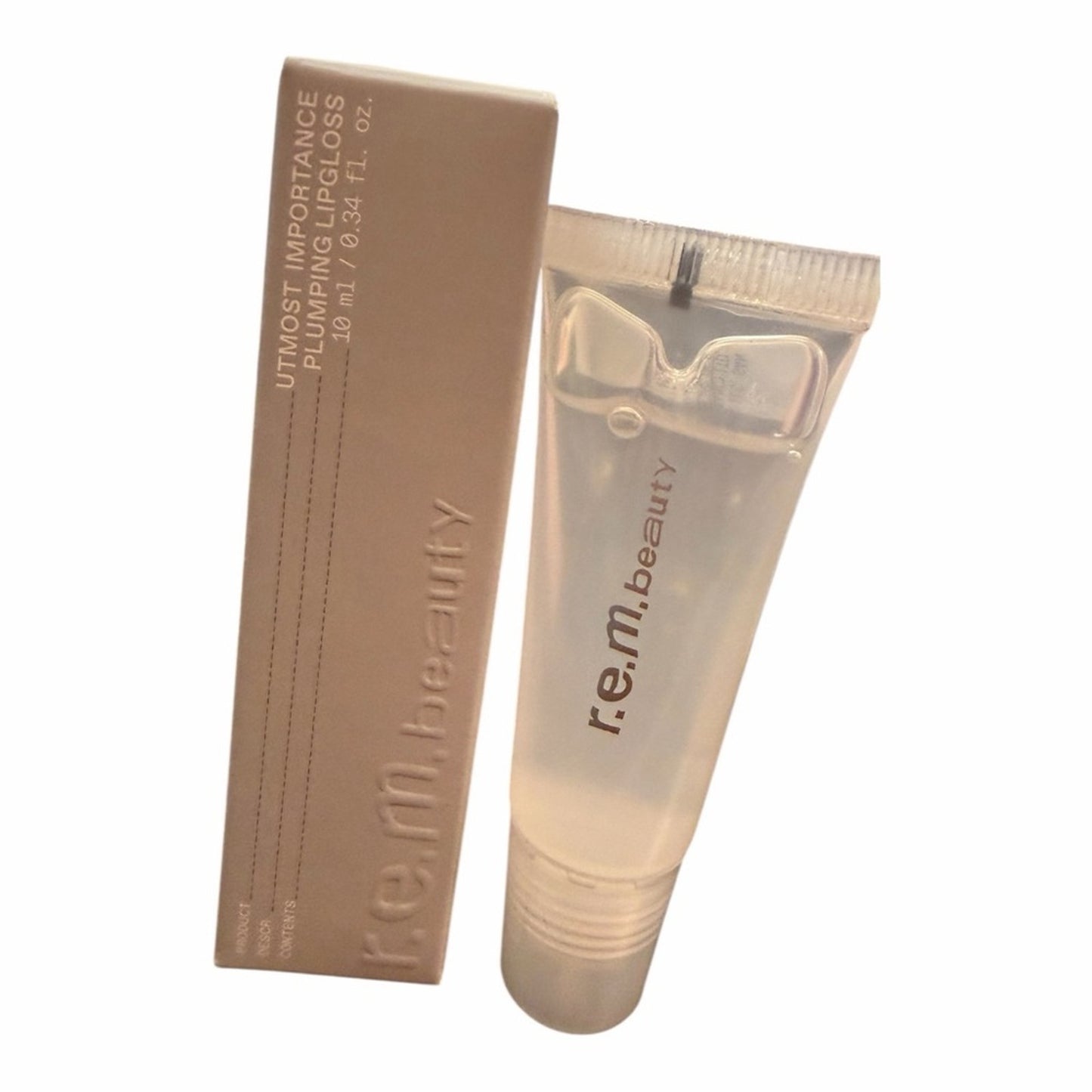 REM BEAUTY BY ARIANA GRANDE 2 Lip Plumpers- Clear & Away Message NIB