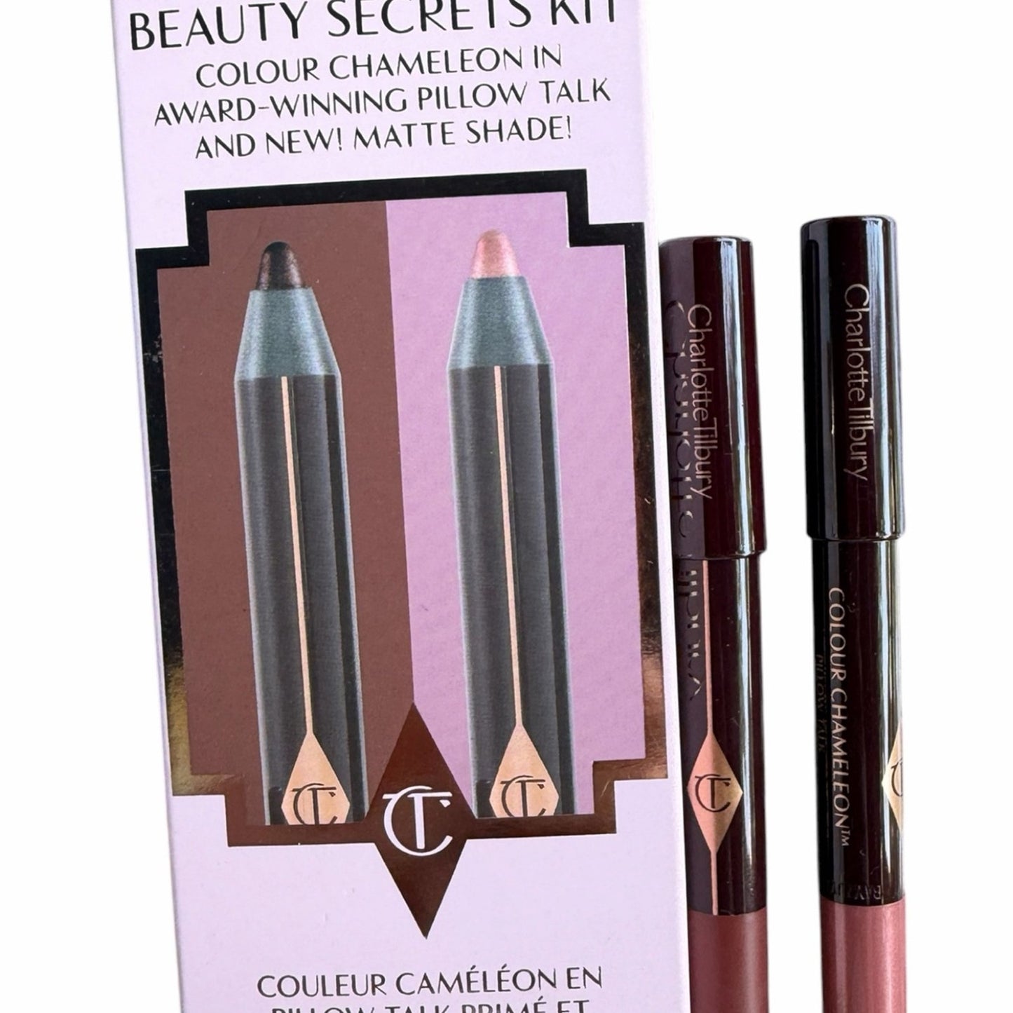 NEW Charlotte Tilbury Eye Enhancing Beauty Secrets Kit Pillow Talk & Smokey Pillow Talk