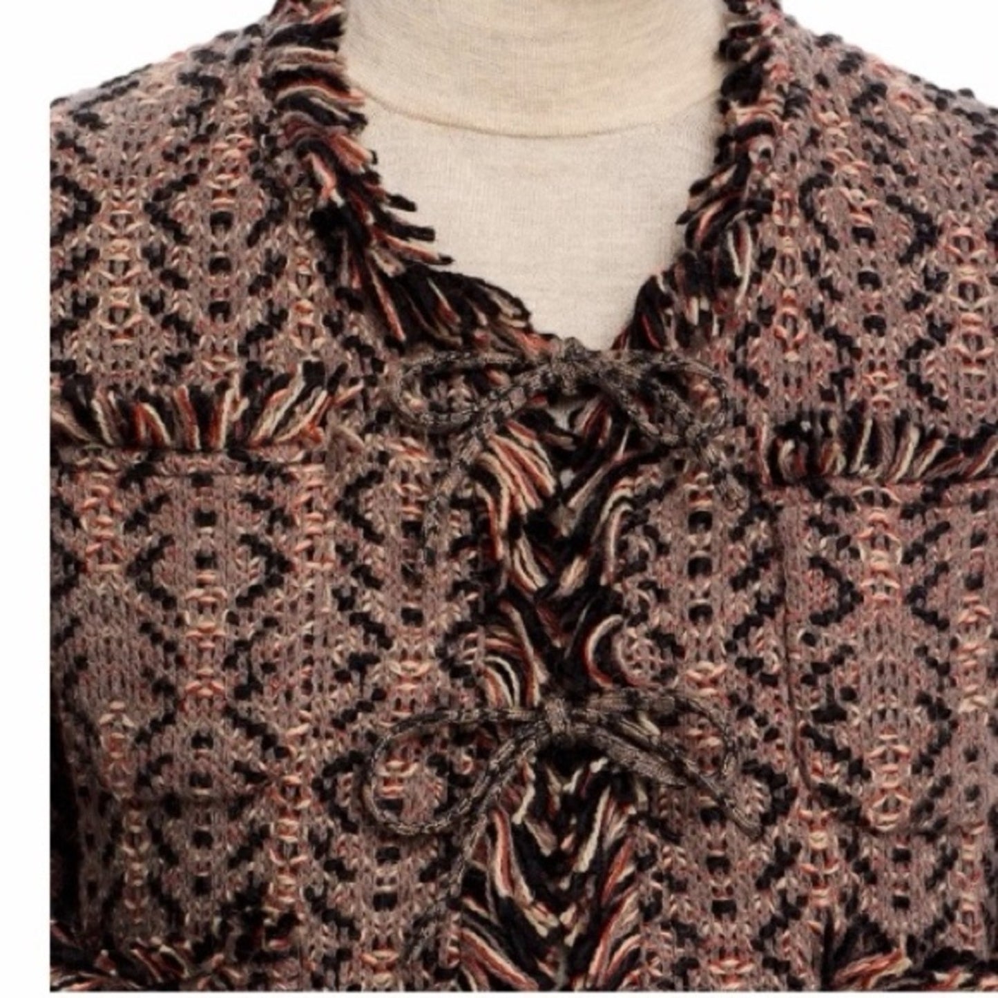 Aldo Martins Textured Knit Bomber Jacket Quilted Back Size L Anthropologie NWT