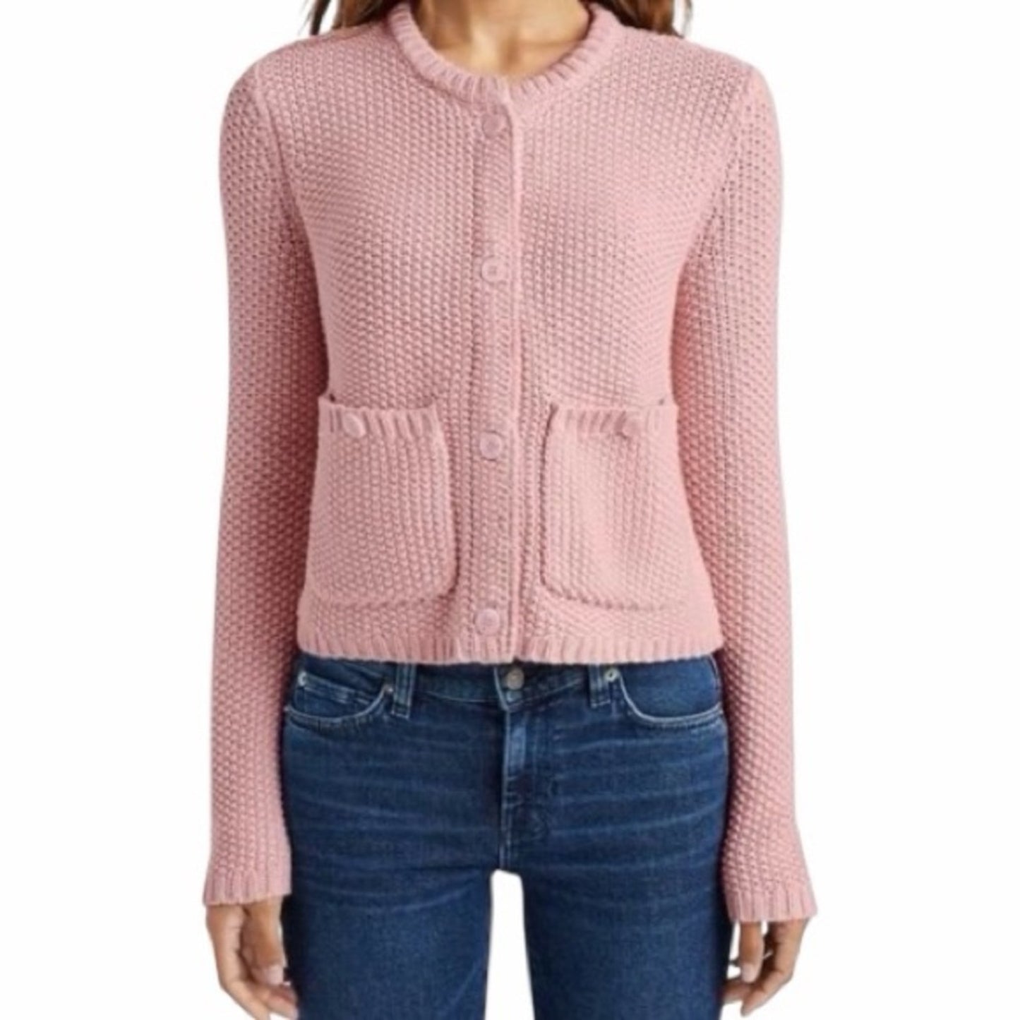 NWT Splendid Andrea Cotton Candy Long Sleeve Cardigan XL