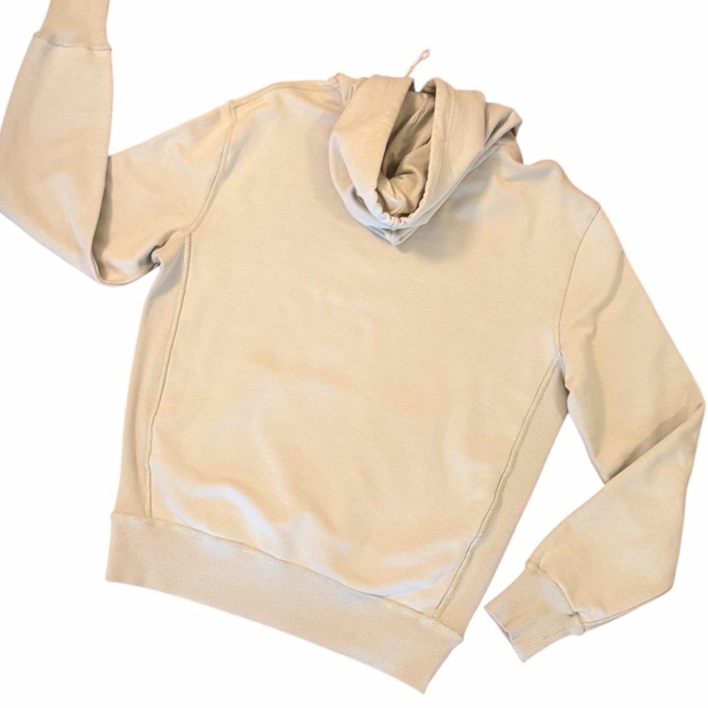 FRYE Feather Grey Logo Hoodie NWT 100% Cotton Relaxed Fit Men’s Small