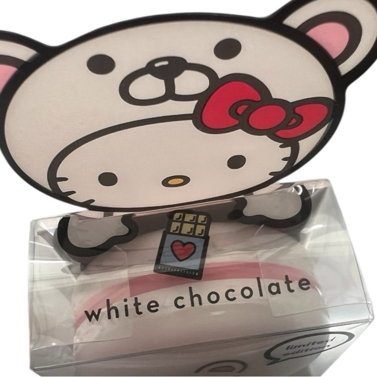 Hello Kitty White Chocolate Macaron Lip Balm NIB