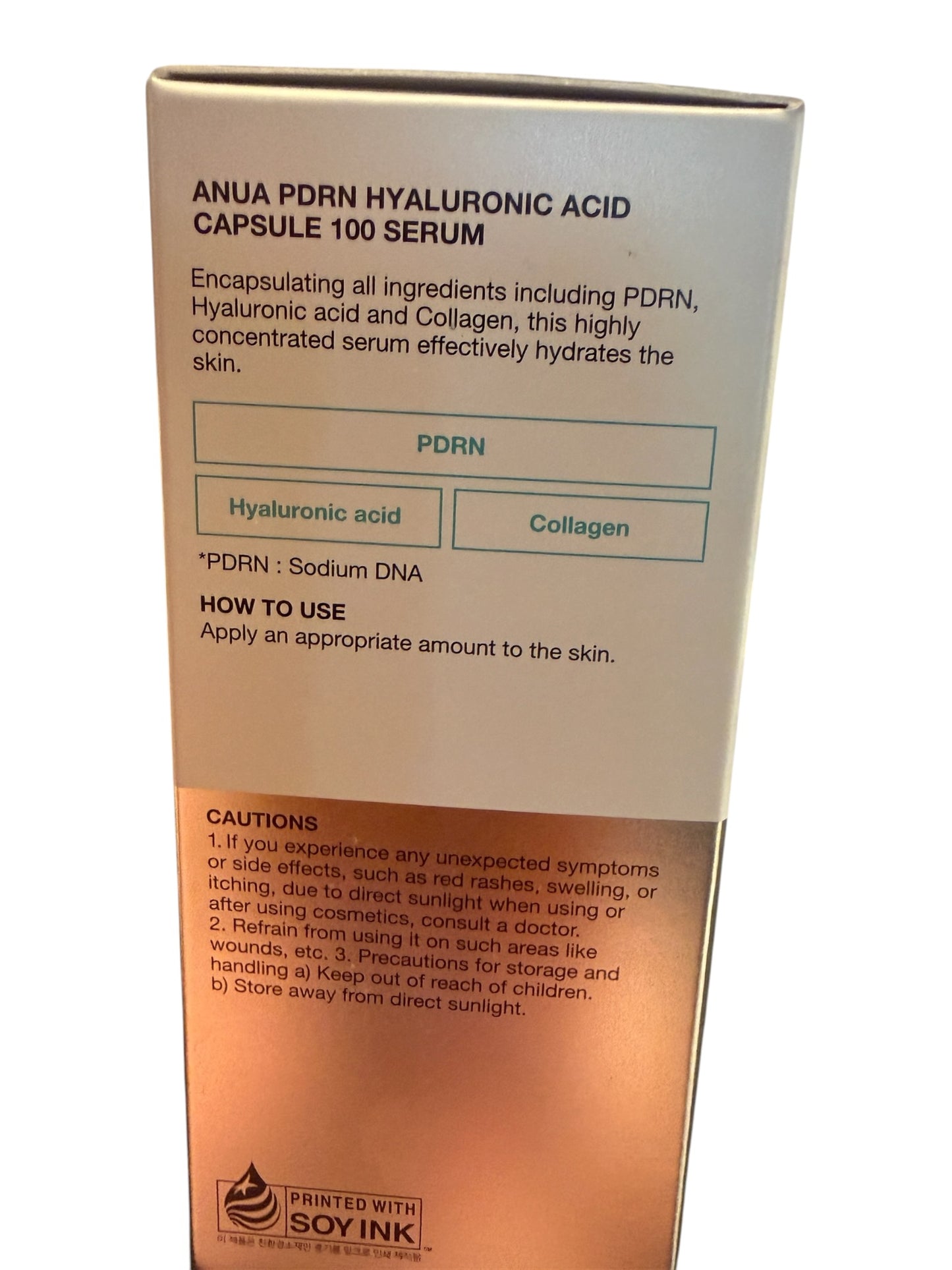 Anua PDRN Hyaluronic Acid Capsule 100 Serum 30ml