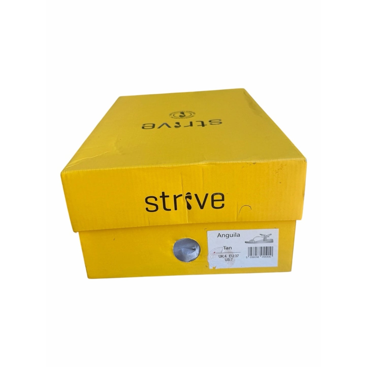 Strive Angular Comfort Sandals Tan Leather Size 7 NIB Every day Wear