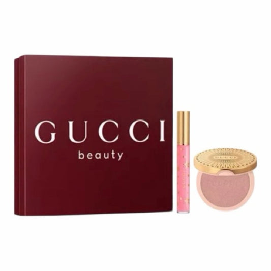 Gucci Beauty Glow Highlighter & Gloss Set NEW In Box
