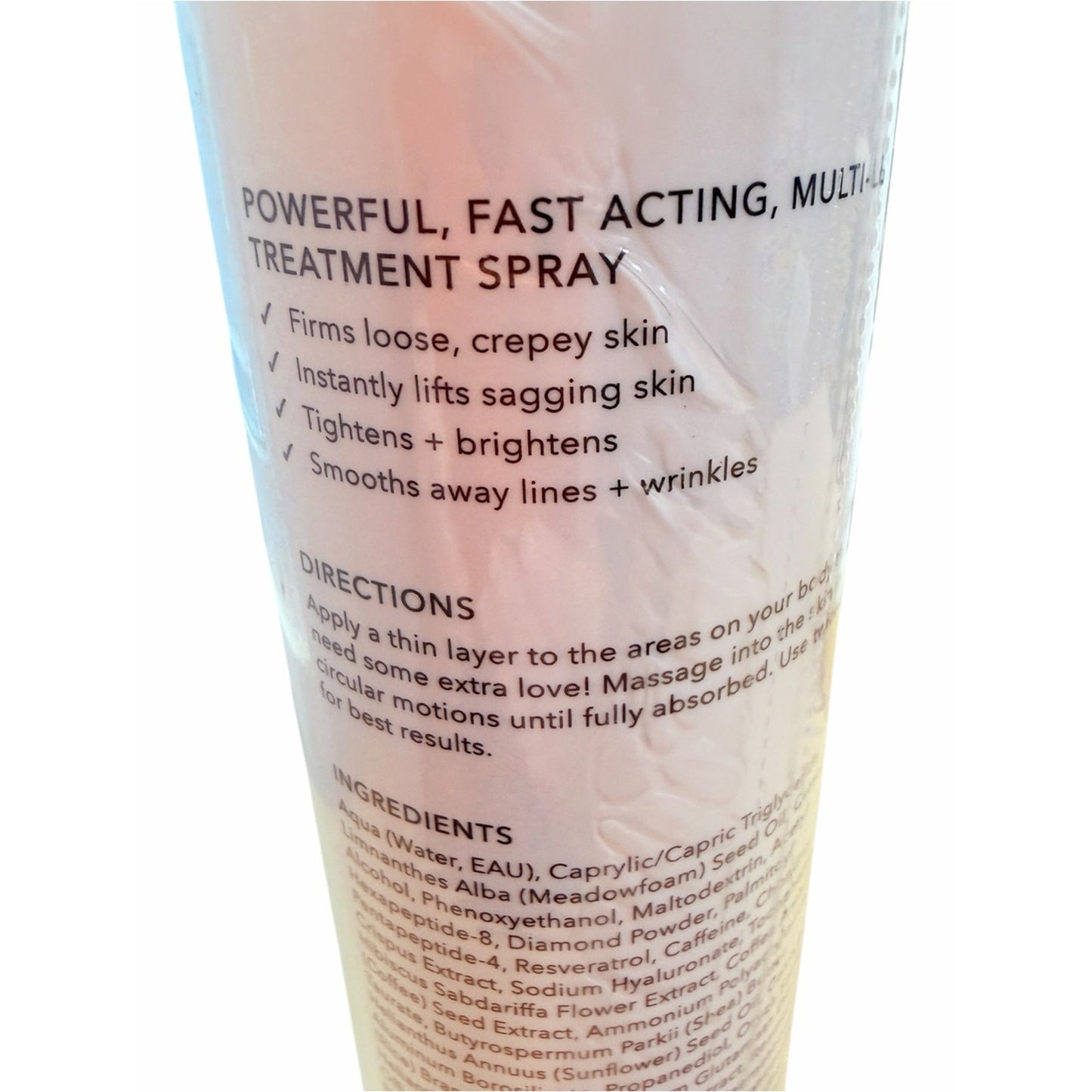 Nakery 2 Pc Body Care Set NEW Sealed Lift-TOX Spray + Retinol Ferulic Cream