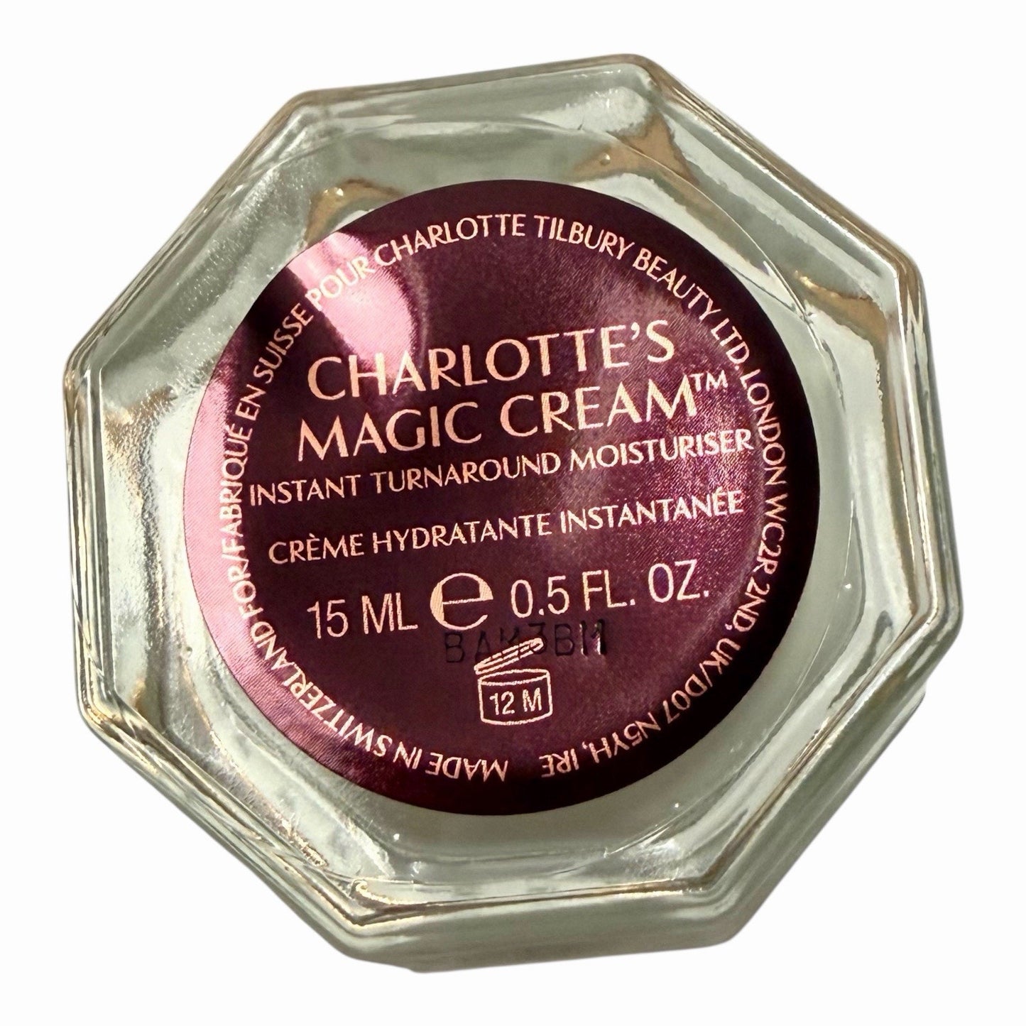 Charlotte Tilbury Magic Cream 3 Jars 15 ML each Total of 34 ML / 1.52 oz New Box