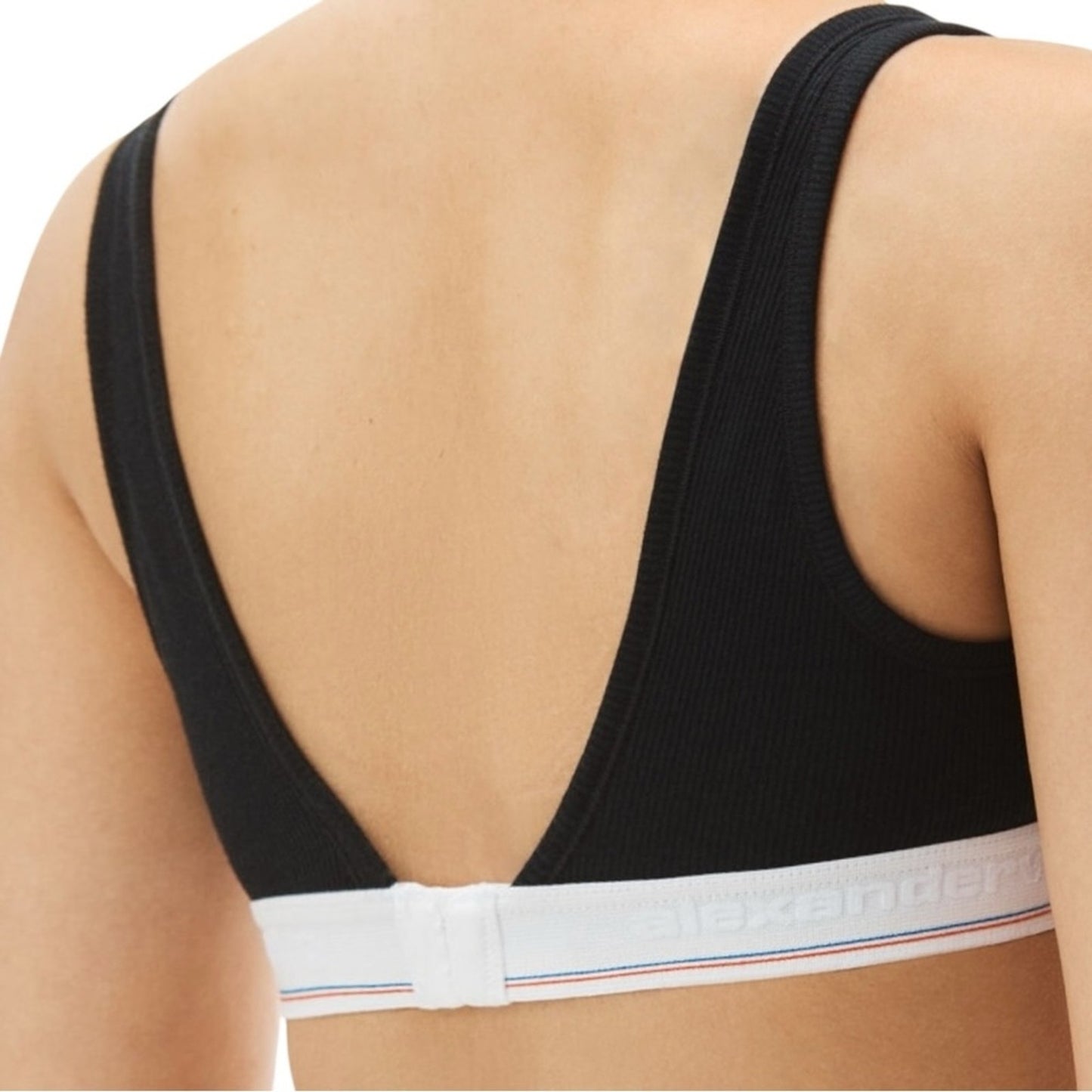 Alexander Wang Black Ribbed Women's Bralette women’s Size x small . New