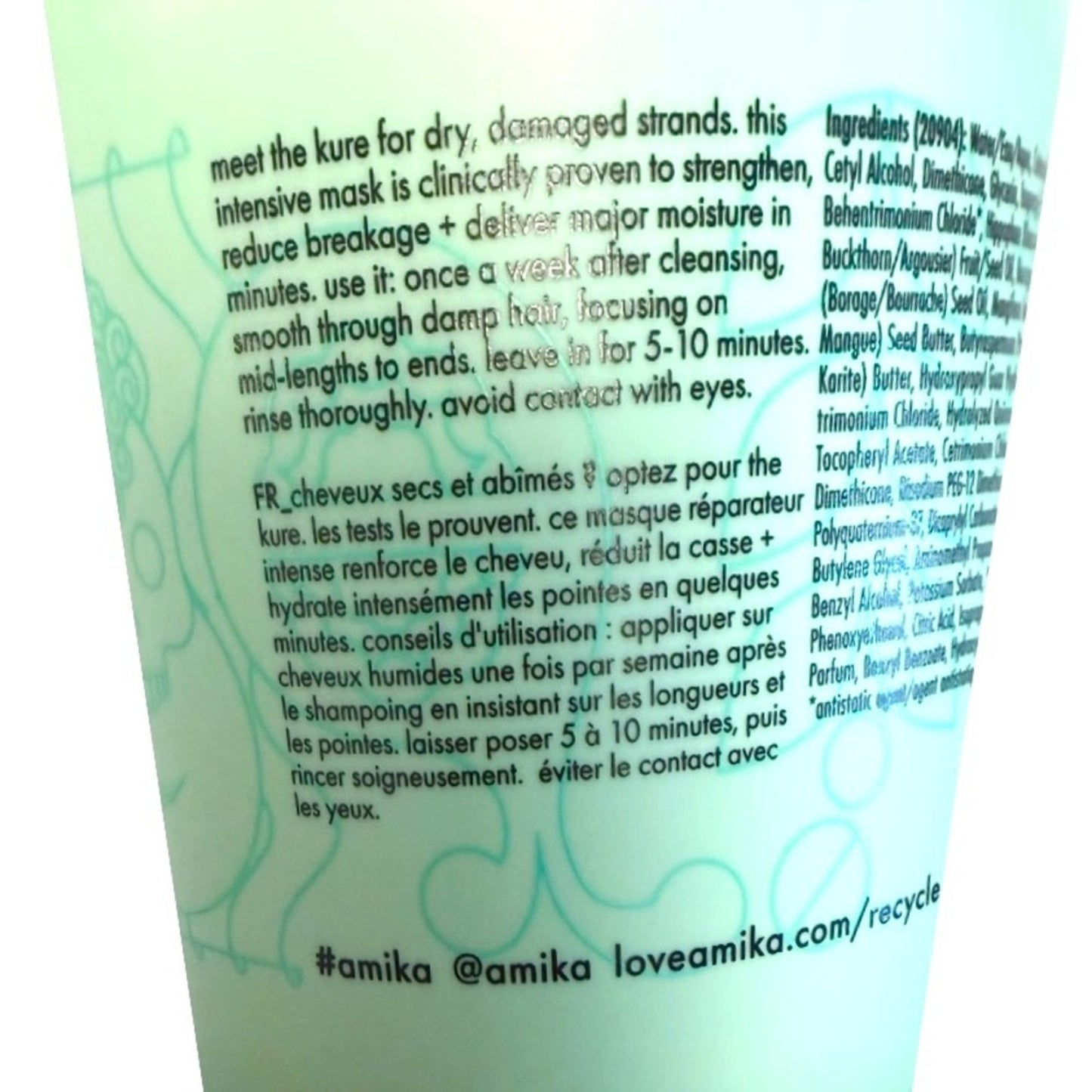 Amika The Kure Repair Mask 300ml / 10.1 oz – New & Sealed