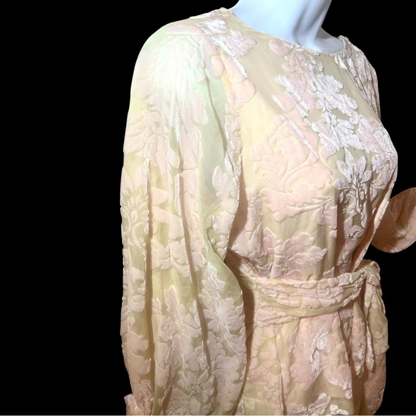 Anthropologie Velvet Embossed Blouse by Yumi Kim “Kiss-and Tell” Size Sm 
NWT