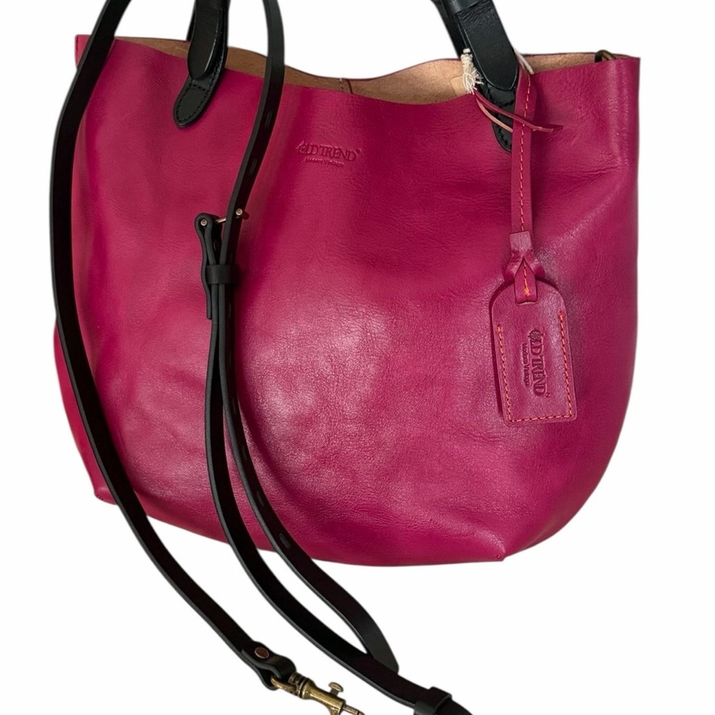 Old Trend “New Vintage” Dip Dye Mini Tote – Pink & Black NWT