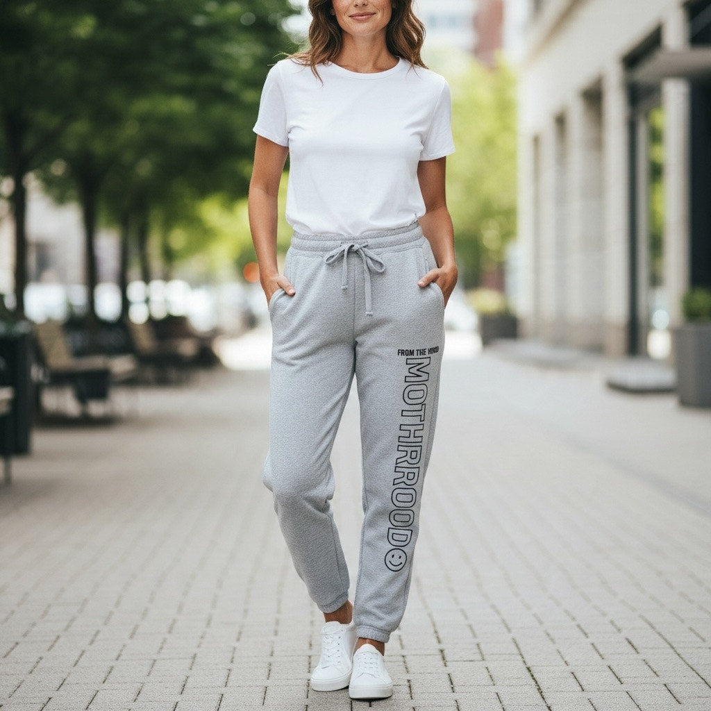 From The Hood Motherhood Slyfox ThreadsJogger Sweatpants Gray 2X NWOT