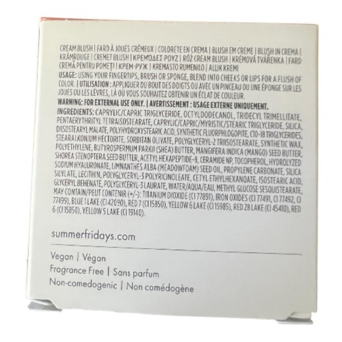 Summer Fridays Blush Butter Balm - “Pink Sunset” NIB Full Size 0.08 oz.