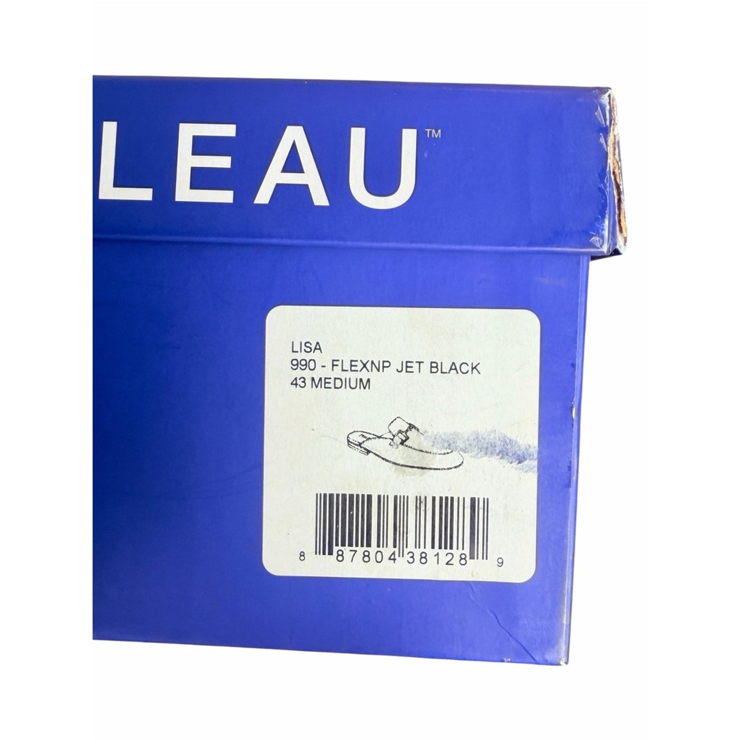 ITALEAU Lisa Flexlite Leather Horsebit Mule Loafers Black NIB EU 43 US 12