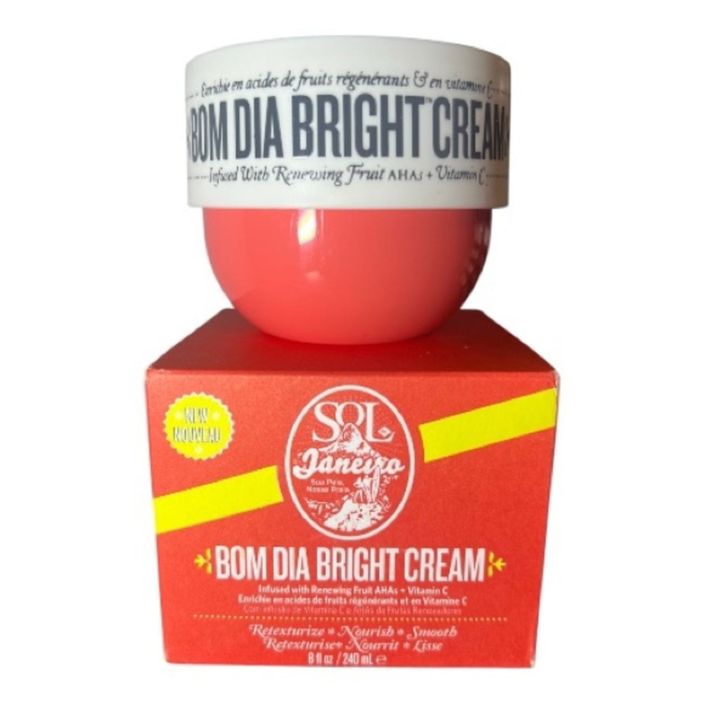 Sol de Janeiro BOM DIA Bright Cream Full size 8 oz New In Box CHEIROSA 40 SCENT