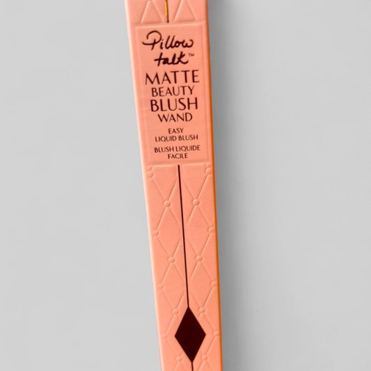 NIB - Charlotte Tilbury Pillow Talk Matte Blush Wand - Soft Peach Full Size