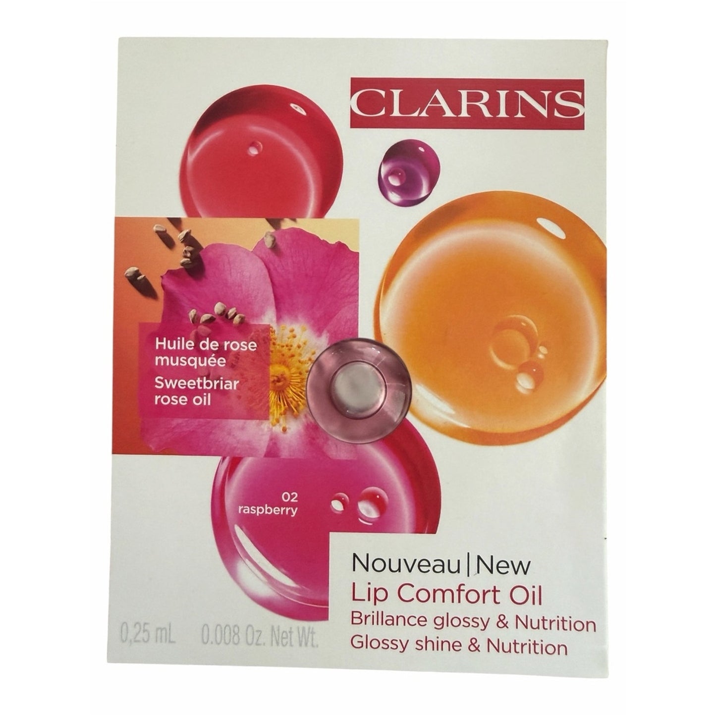 Clarins Mini Set Hydration Glow Bundle Blue Orchid Oil Balm Lip Oil 4pc
