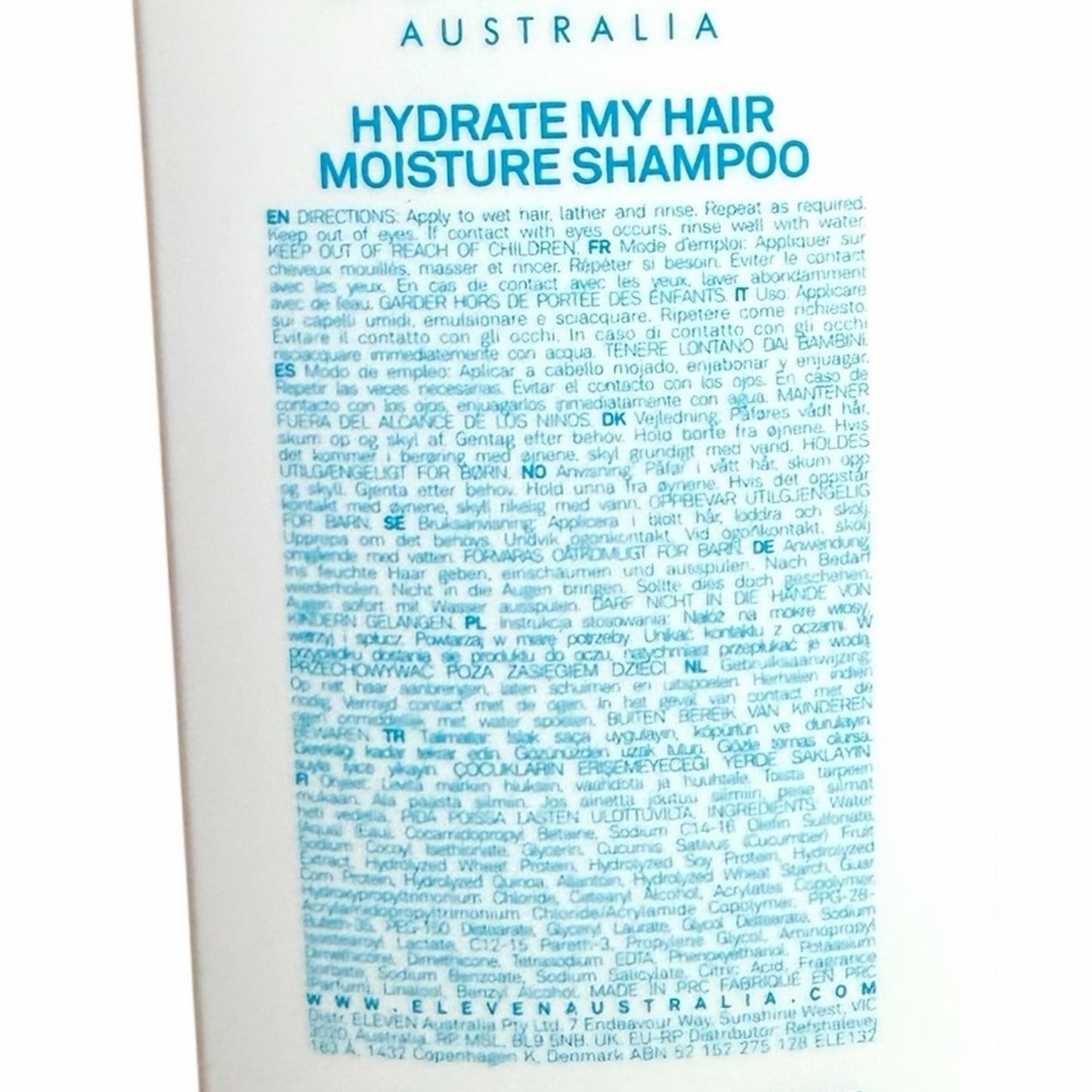 ELEVEN Australia Hydrate My Hair Moisture + Deep Clean Clarifying Shampoo Set