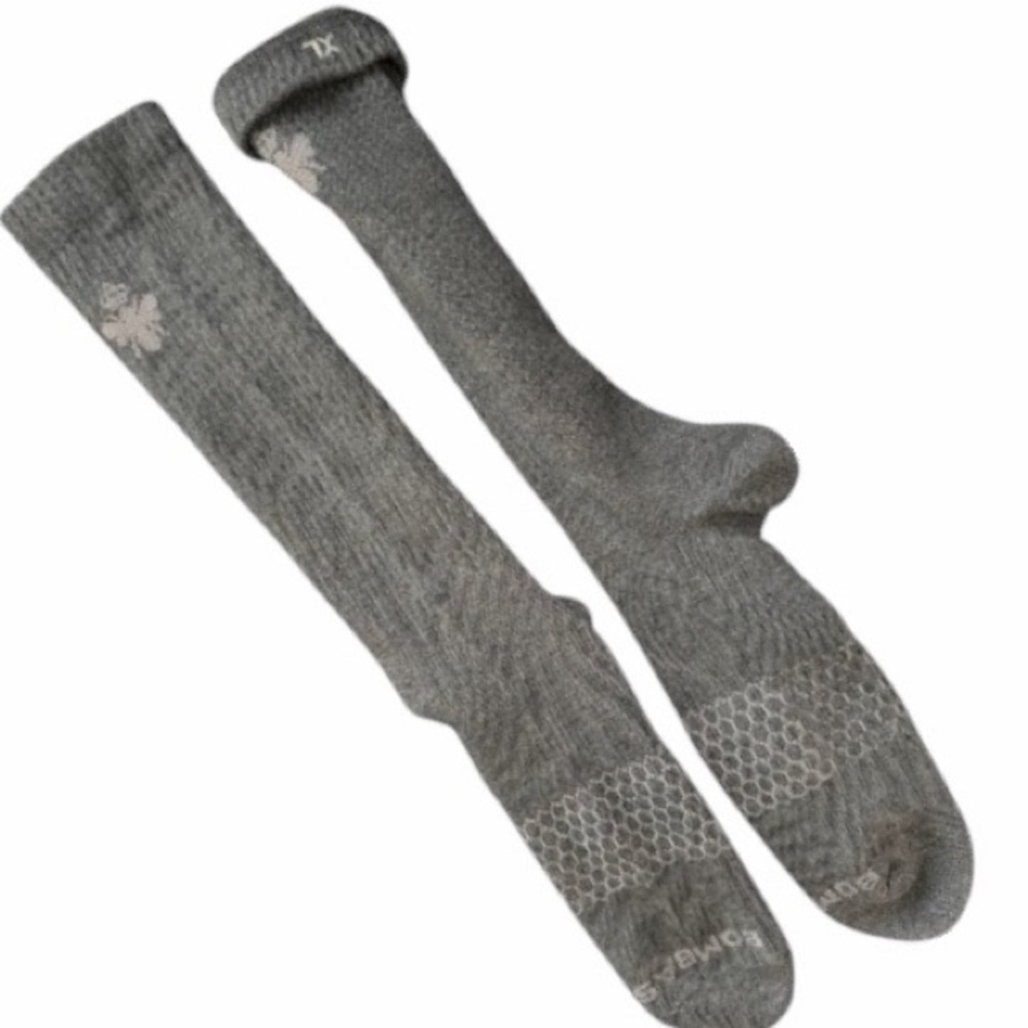 3 Pairs Bombas Ankle Socks Men’s Size XL (shoe size 12-14) - Gray New