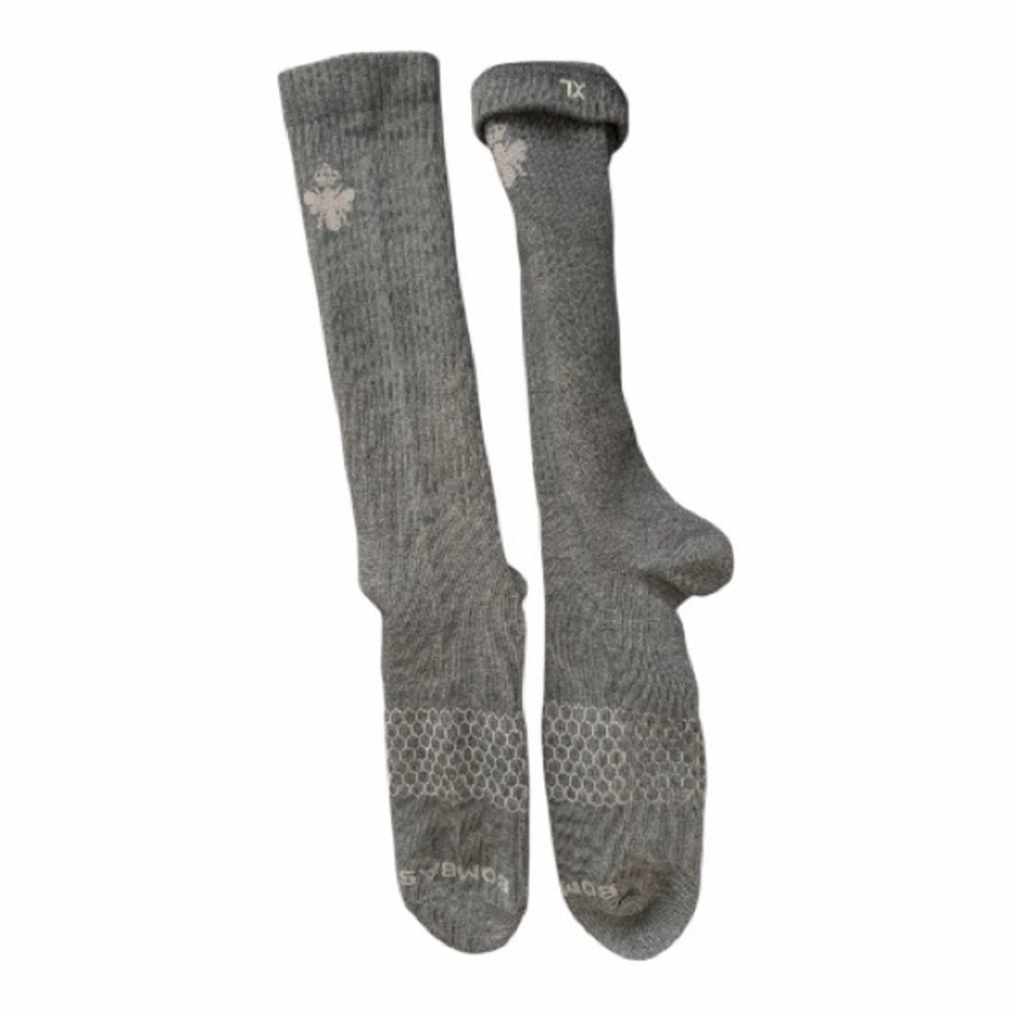 3 Pairs Bombas Ankle Socks Men’s Size XL (shoe size 12-14) - Gray New