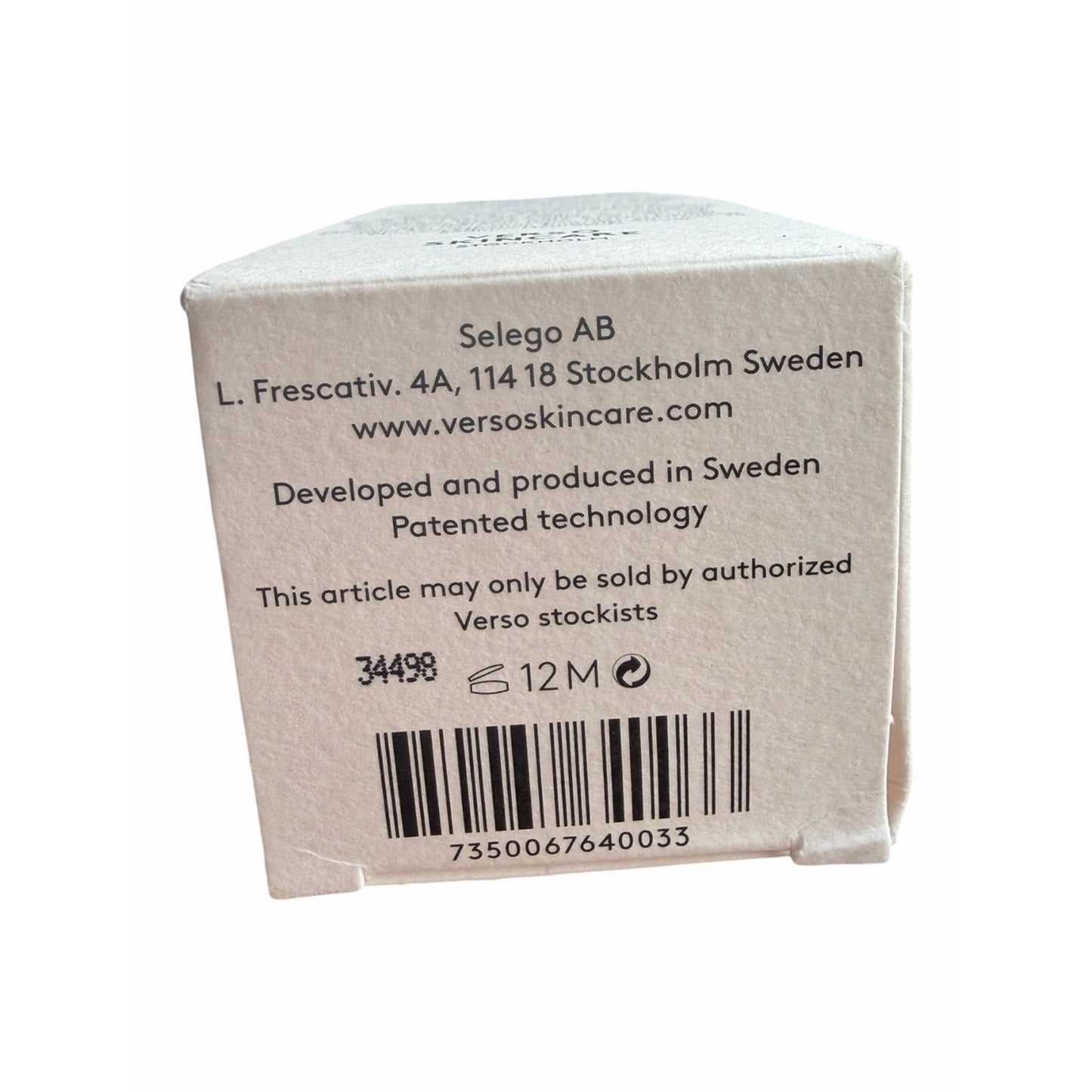 Verso Super Facial Serum Retinol 8 30ml NIB + Day Cream Bonus
