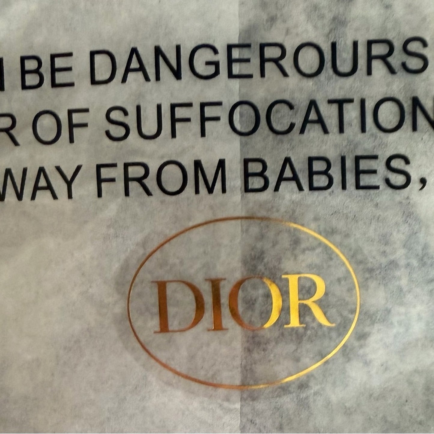 Authentic Christian Dior boutique canvas tote  Dior toile print with front logo.